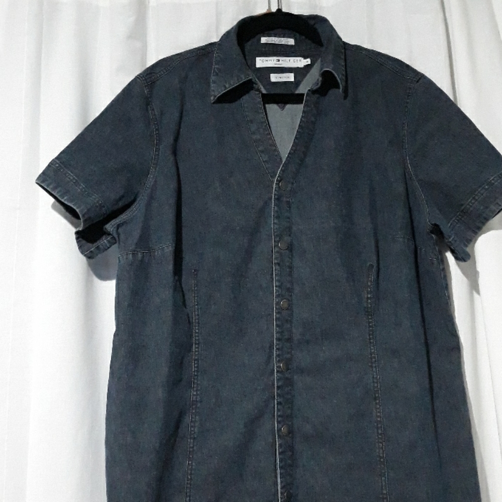 Women's Tommy Hilfiger Stretch Jean Dress Size 18